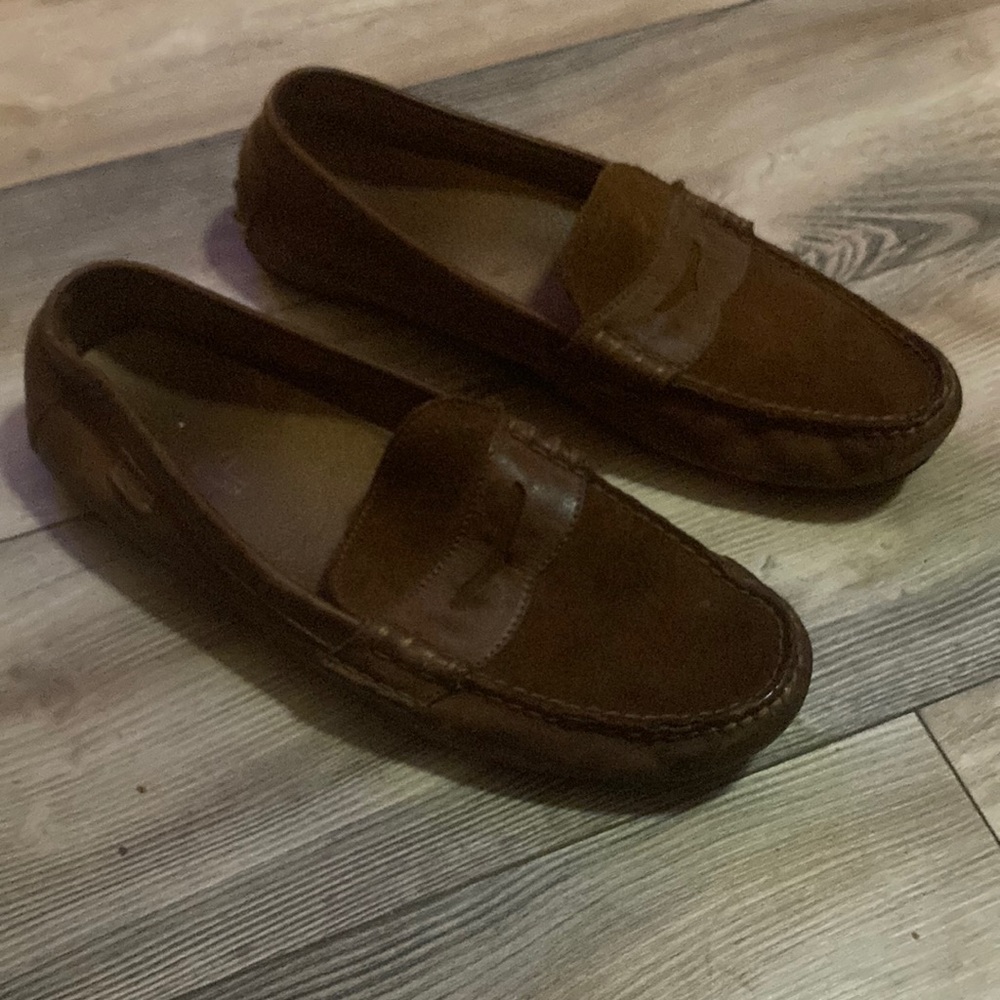 Polo Ralph Lauren Men’s Brown Leather Loafers Size 12